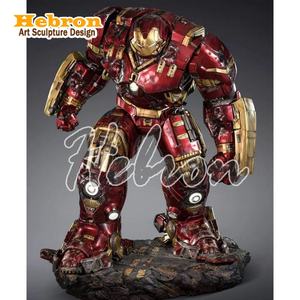 Statua Personalizzata di Grandi Dimensioni del Classico Personaggio Anime Iron Man, Decorazione Statua del Personaggio <span class=keywords><strong>Marvel</strong></span> MK44 - Product Image 1