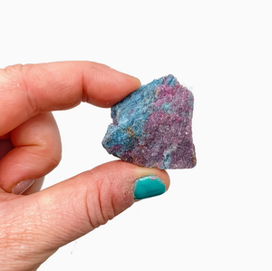 Rubino Naturale in Cianite, Cristallo Grezzo, Raro Esemplare Minerale, Rubino Grezzo per <span class=keywords><strong>Guarigione</strong></span> Reiki, <span class=keywords><strong>Meditazione</strong></span> <span class=keywords><strong>e</strong></span> Intaglio di Gemme - Product Image 5