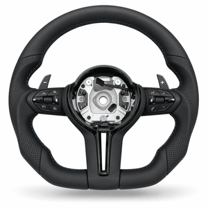 Nuovo Design Volante in Pelle e Fibra di Carbonio con LED per BMW F30 F80 F82 M3 M4 M5 E90 E92 F32 F36 <span class=keywords><strong>M</strong></span> Sport <span class=keywords><strong>Racing</strong></span> - Product Image 1