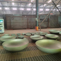 Fond de cuve elliptique en acier allié DIN 2:1, extrémités de réservoir semi-elliptiques, haute résistance, pour cuves pétrochimiques
