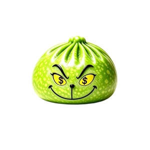 Juguete Antiestrés de Peluche con Forma de Monstruo Verde Navideño Grinch, de PU, con Efecto Luminoso y Rebote Lento, Regalo Unisex - Product Image 5