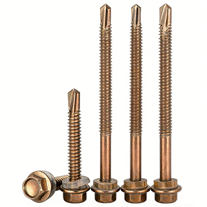Tornillos de Cola de Broca Autoperforantes con Brida de Fábrica Bibo Yaente |   Tornillos Autorroscantes Galvanizados - Fijaciones para Techos de Acero de Color - Product Image 5