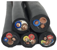 FUCHANG 450/750V YC Rundes Flexibles Kupferkabel 2- oder 5-adrig Schwarz OEM 2,5mm-240mm Gummiisolierung für Industrielle Anwendung 30A