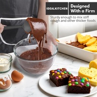 Vente chaude : Ensemble de 6 ustensiles de cuisine en silicone résistant à la chaleur pour la maison et la cuisine, spatules de cuisson