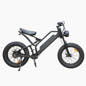 Nueva Bicicleta Eléctrica Estilo Motocicleta con Llantas Gruesas de 24 Pulgadas, 12 Velocidades, Batería de Litio de 24V, Motor sin Escobillas de 750W, Aleación de Aluminio para Adultos - Product Image 1