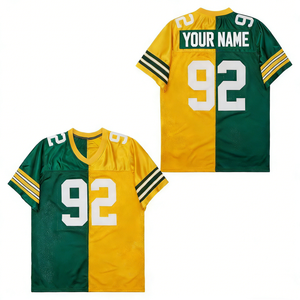 Maillot de football américain brodé personnalisable – Tenues rétro cousues pour les ligues, Mexique, <span class=keywords><strong>Atlanta</strong></span>, Houston, Équipes Nationales - Product Image 2