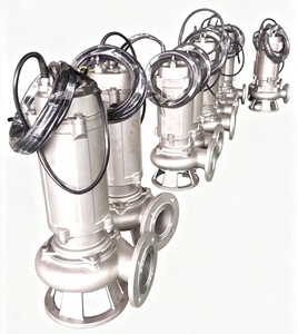 Non Clogging Submersible Sewage <b>Pump</b> High Vertical Centrifugal 150WQ100-10-7.5S Light Weight - Product Image 1
