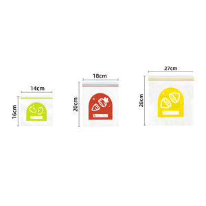 Sac en plastique transparent pour la <span class=keywords><strong>fabrication</strong></span> de machines, emballage avec fermeture éclair, sac d'emballage alimentaire vert - Product Image 6