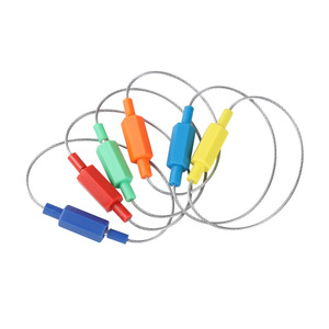 ISO 9001 nhà máy tùy chỉnh Cáp con dấu số chống giả mạo vận chuyển hàng hóa <span class=keywords><strong>container</strong></span> con dấu an ninh thẻ quan hệ kim loại an ninh con dấu - Product Image 2