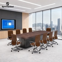 Chaise de bureau à dossier bas de style industriel SpaceUnited, chaise de visiteur ergonomique moderne pour bureau