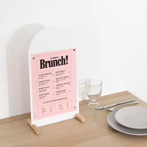 カスタムデスクトップ磁気卓上アーチサインボードサインテーブルスタンド - Product Image 2