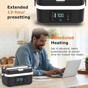 Custom 20000mAh Rechargeable Thermal Lunch Boxes 1.35L Stainless Steel Portable Cordless Electric Lunch Box for Student - Product Image 5