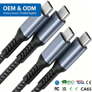 <span class=keywords><strong>Cable</strong></span> <span class=keywords><strong>Tipo</strong></span> <span class=keywords><strong>C</strong></span> de Carga Rápida, <span class=keywords><strong>Cable</strong></span> <span class=keywords><strong>USB</strong></span> <span class=keywords><strong>C</strong></span> de 240W 5A, <span class=keywords><strong>Cable</strong></span> Trenzado de Nailon Personalizado de Fábrica, 1m 2m 3m 5m, USBC Ladekakel - Product Image 1