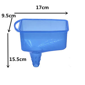 Funil quadrado de plástico transparente qm, novo design personalizado - Product Image 2