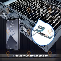 Android Farm Box : Contrôle de la synchronisation par lots et gestion unifiée pour smartphones, avec 64 Go de mémoire et fonction miroir multi-appareils
