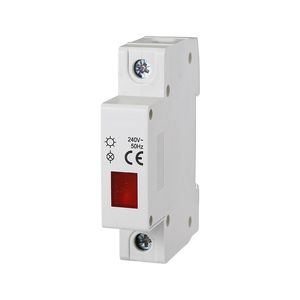 Luz indicadora modular roja Gloca de 240V 50Hz con pantalla LED para panel eléctrico - Product Image 1