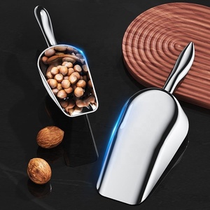 Stainless Steel 316 Ice Shovel 250g Scoop Flour Candy Grain Bar Pet Litter Animal Feeder Lifeboat Bailer <b>Yacht</b> Boat Hardware - Product Image 4