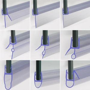 Bande d'étanchéité pour <span class=keywords><strong>porte</strong></span> en verre, bande coupe-vent pour joint de <span class=keywords><strong>porte</strong></span>, bande en forme de H sans cadre pour <span class=keywords><strong>porte</strong></span> de balcon, fenêtre, salle de bain, bande étanche - Product Image 3