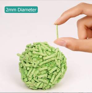 Arena para Gatos Lovepet Ecológica de Soja y Almidón de Maíz, Baja en Polvo, Aglutinación Rápida, con Té Verde y Tofu, Venta al por Mayor Directa de Fábrica - Product Image 2