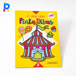 Set de Libros <span class=keywords><strong>para</strong></span> <span class=keywords><strong>Colorear</strong></span> <span class=keywords><strong>para</strong></span> Niños, Libro de Imágenes de <span class=keywords><strong>Animales</strong></span> de <span class=keywords><strong>Dibujos</strong></span> Animados, Encuadernación Perfecta, Tapa Blanda, Papel de Lujo Estampado en Caliente - Product Image 2