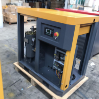 Compresseur d'air à vis à refroidissement par air à faible bruit, faible vibration, faible pression, haute efficacité, 160 kW, 220 ch, 7-20 bar, pour le textile