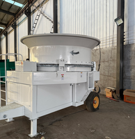 Broyeur rotatif de balles sur mesure, conception à traction, acier anticorrosion pour fermes d'élevage
