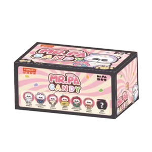 100% Original chino <span class=keywords><strong>Panda</strong></span> <span class=keywords><strong>Mr</strong></span>.Pa Candy serie vinilo felpa colgante cajas ciegas colgantes llaveros 6 unids/caja regalos para niños - Product Image 1