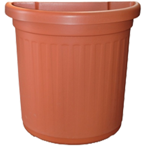 WALL VASE 'CRETA' cm 25x50x50h Intricate <b>Turning</b> <b>Tool</b> for Decorative Wall Display Italian distributor - Product Image 1