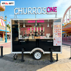 Remolque Cuadrado Certificado por CE DOT, Chasis de Acero Inoxidable y Fibra de Vidrio, para Helados, Hot Dogs, Comida Rápida y Snacks - Product Image 4