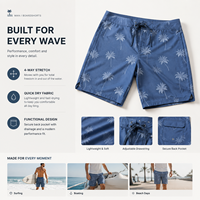 Shorts de bain YILONG pour hommes, séchage rapide, imprimés, extensibles dans 4 directions, pour le surf et la natation