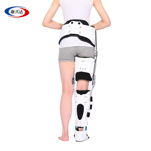 Type II <b>hip</b>, knee, ankle, and foot brace; single-leg side <b>support</b> brace with waist <b>support</b>; small waist size. - Product Image 2