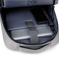Mochila Ligera Informal para Portátil, Personalizable al por Mayor, con Múltiples Bolsillos y Puerto USB para el Trabajo Diario