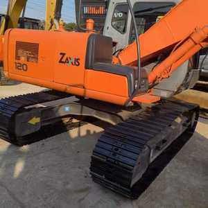 Excavatrice Hitachi ZX120 d'occasion de 12 tonnes fabriquée au Japon, Hitachi ZX120 EX120 d'occasion, excavatrice hydraulique à chenilles moyenne en stock - Product Image 3