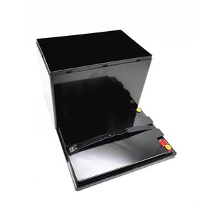 Caja portátil de plástico con asa única para baterías de litio de 12V 40A 45A 50A, para bicicletas eléctricas y conversión de baterías de plomo-ácido a litio-ion - Product Image 3