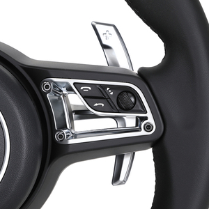 Volant en cuir en promotion pour <span class=keywords><strong>Porsche</strong></span> Cayenne 958 911 GT3 <span class=keywords><strong>GT4</strong></span> 911.2 Carrera 997 Panamera 970 Taycan Cayman 987 991 - Product Image 4
