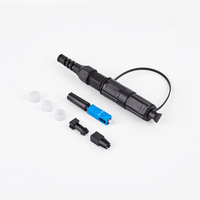 FTTH Optic Fiber Connector Assembly SM/APC SM/UPC SC Quick Connect Waterproof Joint Waterproof Connector