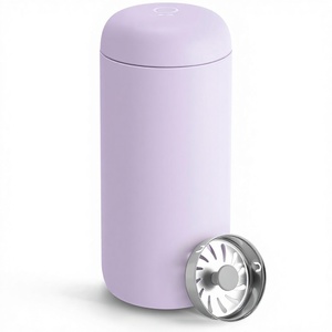 Taza de Viaje Carter de 16 oz, Aislada al Vacío, de <span class=keywords><strong>Acero</strong></span> <span class=keywords><strong>Inoxidable</strong></span>, con Interior de Cerámica, Protector Contra Salpicaduras, Color Lavanda Morado - Product Image 3