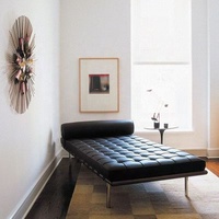 Canapé-lit Barcelona, moderne et minimaliste, pour une personne, idéal pour les petits espaces, parfait pour la relaxation, l'utilisation au bureau et les siestes
