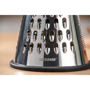 In stile classico in acciaio inox grattugia formaggio e grattugia vegetale con manico in legno sicuro certificato FSC - Product Image 2