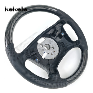 Volante de fibra de carbono real para <span class=keywords><strong>BMW</strong></span> E38 E39 E46 E53 520 528 318 <span class=keywords><strong>320</strong></span> 325 330, volante de coche se puede personalizar - Product Image 3