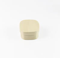 Boîte à gâteaux en bois jetable de qualité alimentaire petites boîtes rondes en bois boîte à sushi