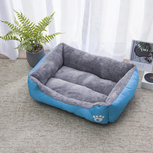 Fabrikgroßhandel Kundenspezifisches Luxus-Tierbett, Weiches Hundekörbchen, Großes Rechteck, Doppelseitig Nutzbar, Atmungsaktives Haustier-Hunde-Katzensofa - Product Image 2