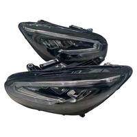 Para mercedes-benz SLS AMG GT63 GT50 GTR faros para W190 290 nuevo modelo lámparas LED blancas 12V Material ABS para modelos GT y GLC