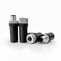 WBO 3 broches r Connecteur M8 M12 facilement installable Connecteur droit et coudé Câble Fil Connecteurs circulaires