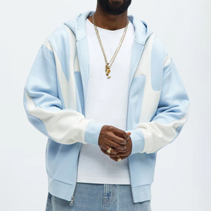 เสื้อฮู้ดผู้ชายแบบมีซิประบายระบายอากาศได้ดีไม่เป็นขน - Product Image 1