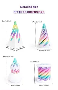 Personnalisez vos jouets anti-stress en forme de cône spiralé imprimés en 3D avec notre service de prototypage rapide, idéal pour Noël - Product Image 6