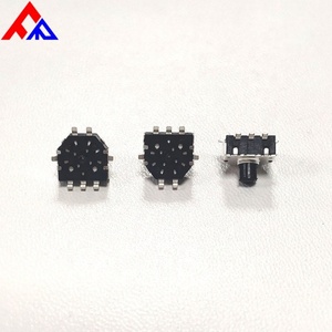 Mini Incremental 5-pin 360-degree Rotary Encoder <b>Switch</b> EC07 Insulated Shaft Encoder <b>Push</b> <b>Button</b> <b>Switch</b> 3-5V for Smart Wearable - Product Image 4