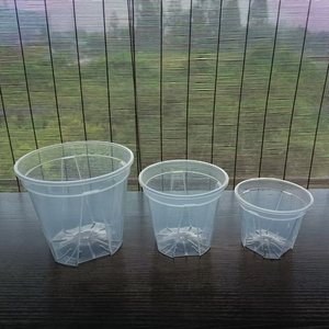 Bán Buôn Rõ Ràng Nhựa Chậu Hoa Và Giỏ Với Lỗ Trong Suốt Trồng Cho Nhà Và Vườn Sử Dụng - Product Image 3