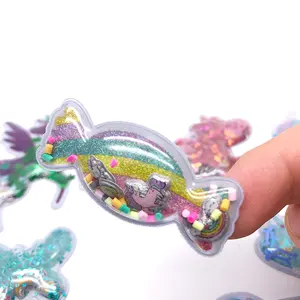 Autocollants drôles de bonbons mignons en 3D personnalisés avec des dessins animés