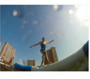 Parc de trampolines aquatiques gonflables personnalisés pour usage commercial, jeux aquatiques avec trampolines et balles d'équilibre à vendre - Product Image 6